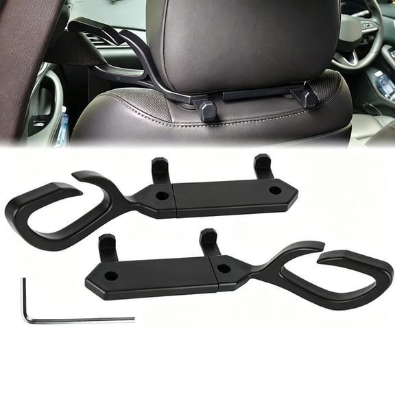 2PCS Car Seat Belt Position Holder, Seat Belt Fixer Adjustable Seat Belt Position Holder, for Car Interior Prevent Neck Chafing Noise Reduction Seat Belt Organizer for Car - Black