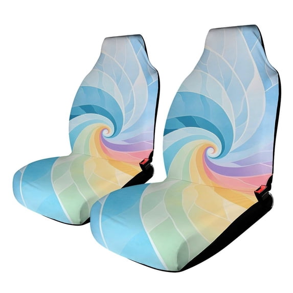 2PCS Car Seat Cover Reduces Wear And Is Easy To Install And The Fabric ...