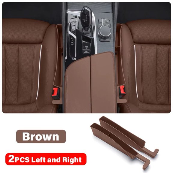 2PCS Car Seat Gap Storage Box Fill Car Console Organizer Storage for Truck