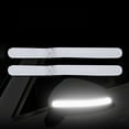 2PCS Car Sticker Set Rearview Exterior for Tape Reflective Strip Anti ...