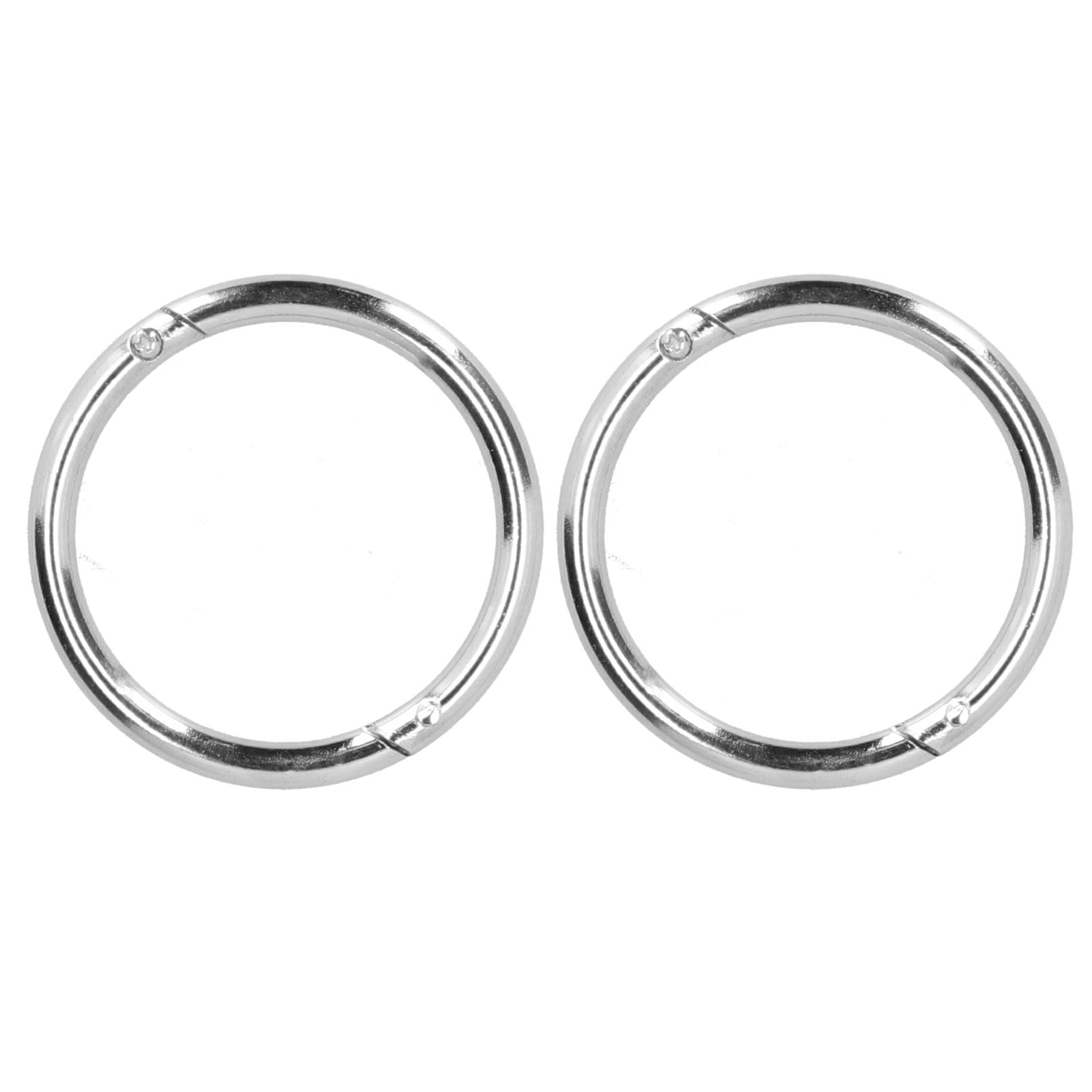 2PCS Carbon Steel Bull Cattle Cow Nose Ring Farm Animal Equipment ...