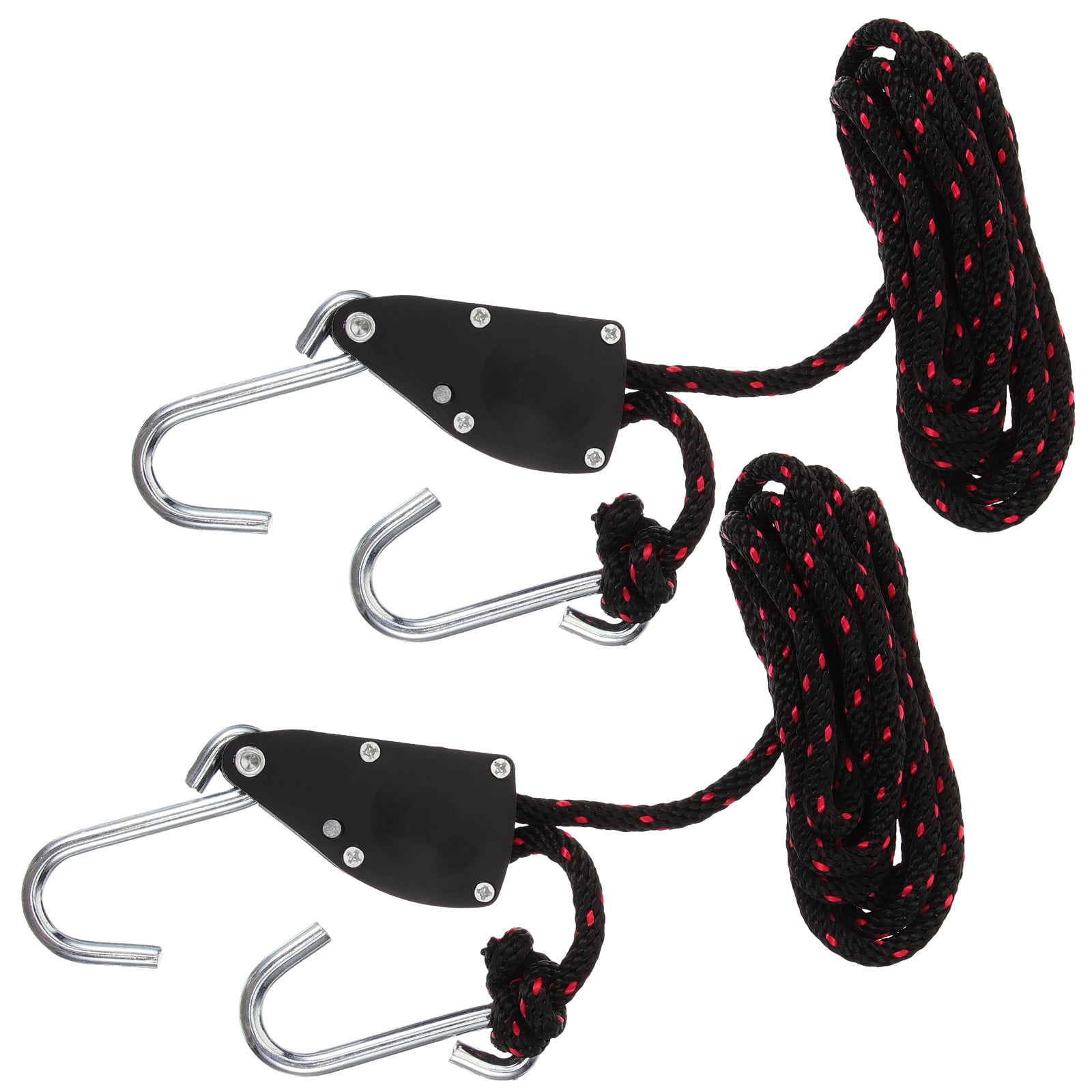Heavy Duty Ratchet Tie Down Straps - 4 Pack For Kayaks, Trucks & Storage