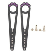 2PCS Cat Door Holder Latch, Adjustable Thoughtful Cat Door Holder Latch, Alternative Door Locks for Letting Cats In, Keeping Dogs Out Black