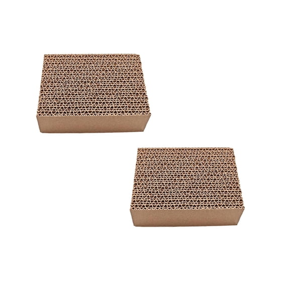 2PCS Cat Scratcher Refill 1.57 inch Thickness Replacement Pads Scratching Board Cat Scratcher Scratch Pad Scratchers for Indoor -2 Count(Replace Cardboard)