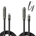 thumbnail image 1 of 2PCS Cell Phone Charger, 240W Fast Charging Cable, Invisible Stand Charging Cable, 4.92ft USB C to USB C Cable, Built-in Phone Stand for Smartphones Tablets, 1 of 6