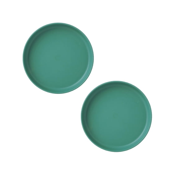 2PCS Ceramic Plant Saucer, Clearance, Plant Water Catcher Tray, Plant Pot Saucers for Indoor/Outdoor Plants/Flower Drainage Drip Water Tray(Orange)