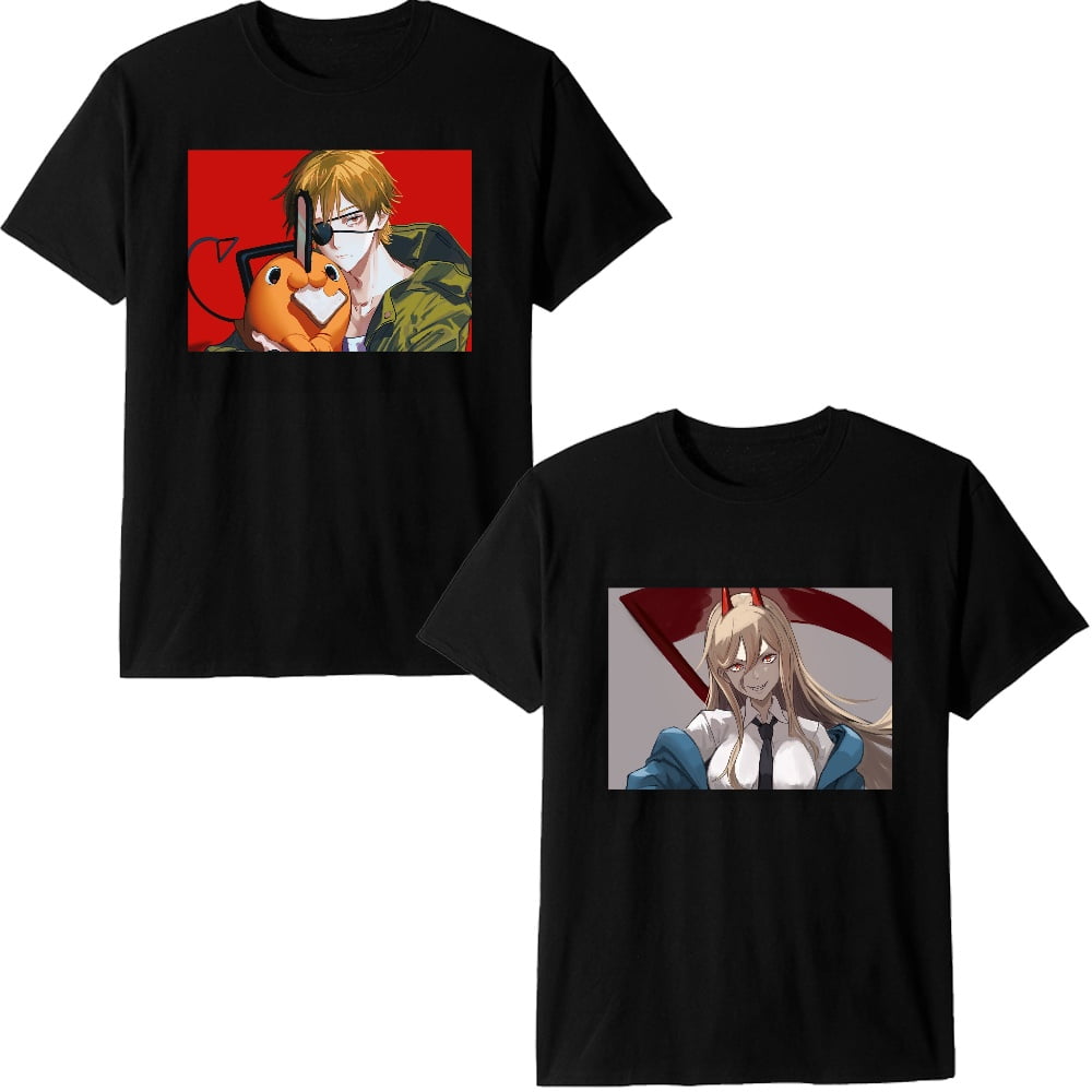 Japanese Anime Chainsaw Man T Shirt The Adventures of Denji Graphic Short  Sleeve T Shirts 100% Cotton Casual T-shirt Oversized - AliExpress