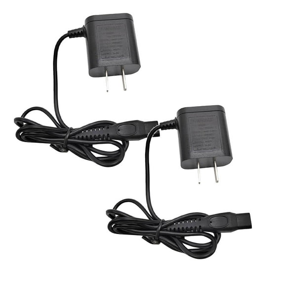 2PCS Charger Cord Fit For H Q8505 7000 5000 3000 Series Mg5750 Mg7790 Shaver Adapter Power Supply Charging Cord (15v Charger) Home Decor Easy To Use