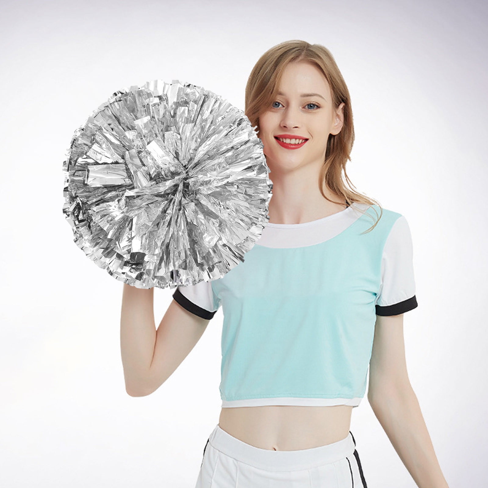 2PCS Cheerleading Handheld Colorful Flowers Sports Activities