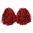 2PCS Cheerleading Pom Poms with Hard Handle Handheld Party Shakers for