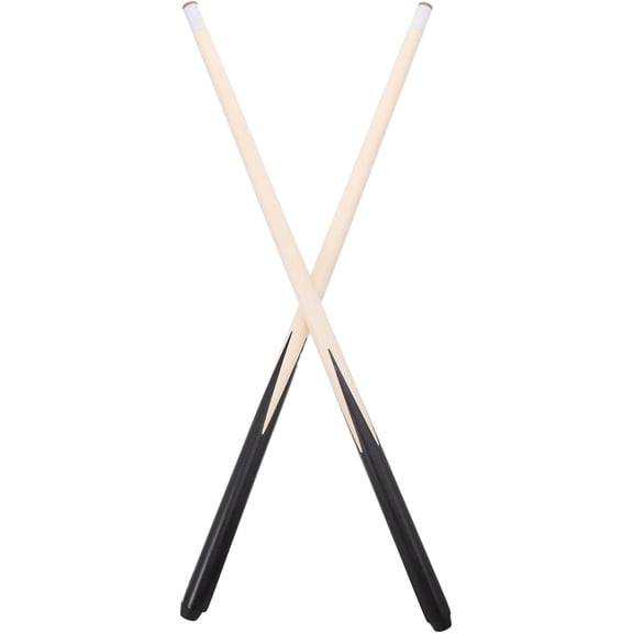 2PCS Children's Billiard Stick Short Billiard Cue Reusable Mini Pool Cue Space Short Pool Mini Table Game Sticks Maple Wood Accessories 48cm