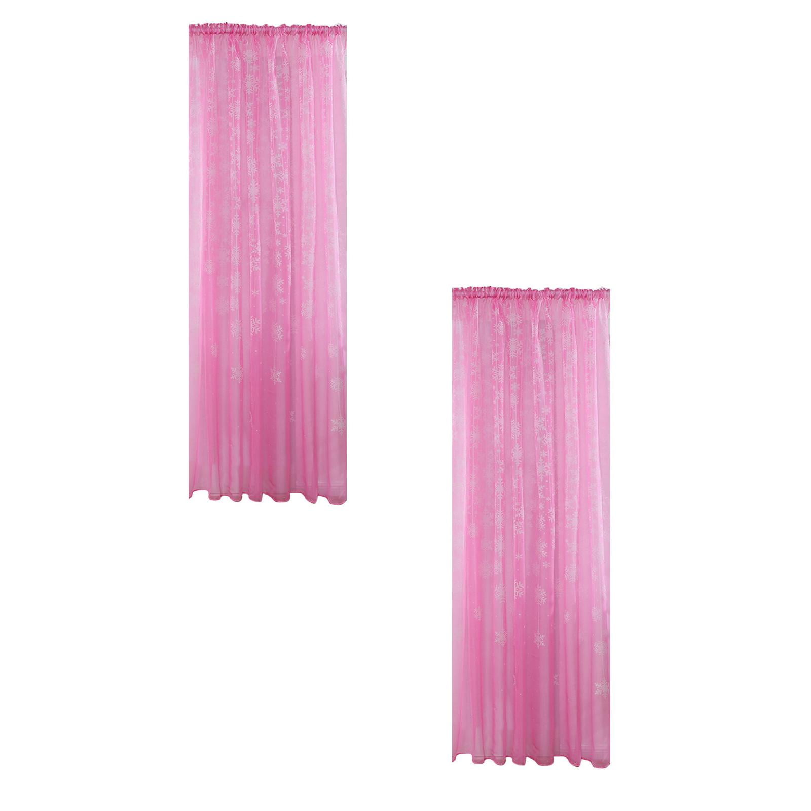 2PCS Christmas Decoration Curtain Coffee Gift 1Pcs Christmas Snowflake