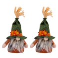2PCS Christmas Decorations Old Man Figure Pendant Doll Trumpet Doll