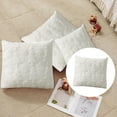 thumbnail image 1 of 2PCS Christmas Pillow Covers 18x18 Inch Christmas Tree Snowflake Shaped Throw Pillow Covers White Soft Plush Pillow Case for Couch Sofa Holiday Winter Home Decor, 1 of 5