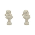 thumbnail image 1 of 2PCS Christmas Santa Head Decor Resin Figurine DIY Crafts Bald Santa Bust Statue for Holiday Tabletop Bookshelf Bedroom Office Home Yard Garden Indoor Outdoor Christmas Ornaments and Decorations, 1 of 4