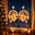 thumbnail image 1 of 2PCS Christmas Suction Cup Window Light, Double-Layer LED Holiday Window Decor, Christmas Decor, A, 1 of 7