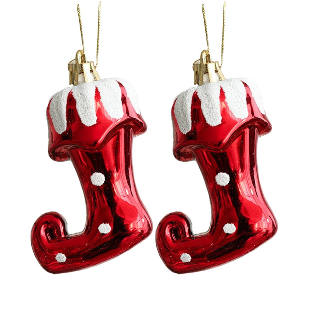 2PCS Christmas Tree Candy Cane Decorations Craft Pendant Holiday Party
