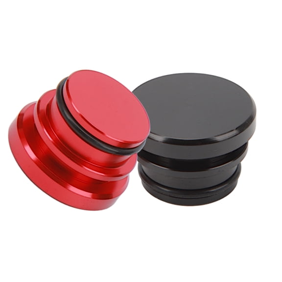 2PCS Cigarette Lighter Dust Plug, Aluminum Alloy Socket Cover Cap for Vehicles with 12V Accessory Plugs
