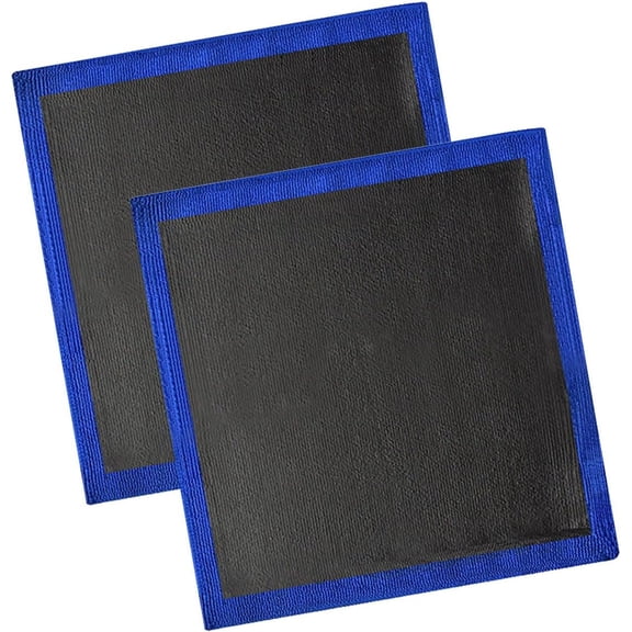 2PCS Clay Bar Towel for Auto Detailing, 12" x 12" Fine Grade Microfiber Car Chamois Towel, No-Scratch DIY Detail Clay Bar Alternative Cloth Mud Strip Cleaner Tool for Cars Detailing (2PCS)