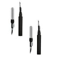 thumbnail image 1 of 2PCS Cleaner Kit for Earbuds, Cleaning kit, Multi-Function Cleaning Tool with Brush Flocking Sponge for Wireless Earphones Bluetooth Headphones Case Camera and Phone(Black), 1 of 9