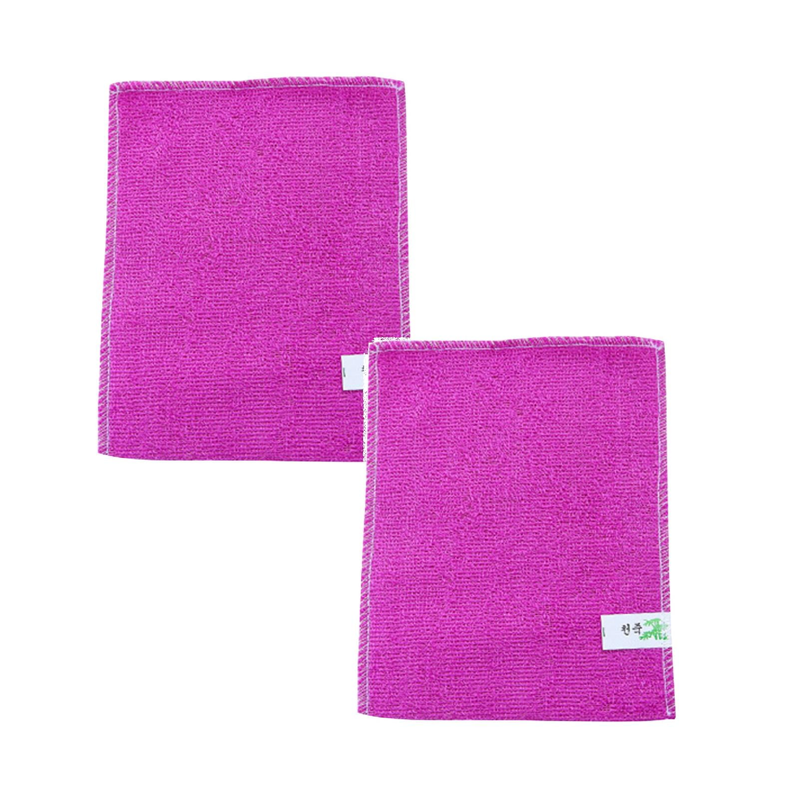 2PCS Cleaning Cloth Rag Wipe Kitchen Super Thin Washing Towel Dishes ...