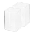thumbnail image 1 of 2PCS Clear Acrylic Display Case, 2.5''x3.8''x2.2'' Display Box Dustproof Organizer for Figures Collectibles, 1 of 5