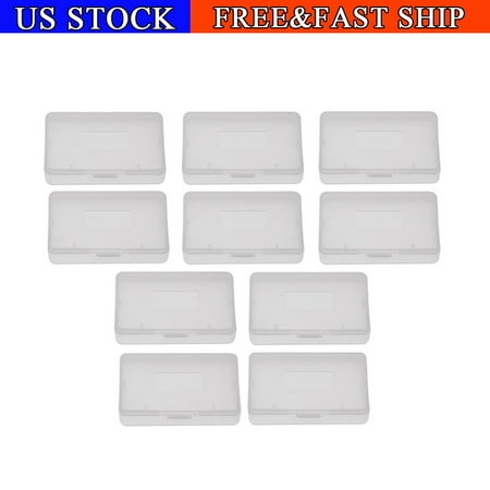 2PCS Clear Cartridge Cases for Nintendo Game Boy Advance GBA Games Dust Covers