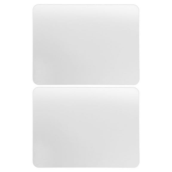 2PCS Clear Glass Mouse Pad Gaming Office Desk Pad Transparent Mat for Laptop Computer Home Essentials