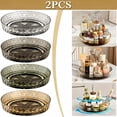 thumbnail image 1 of 2PCS Clear Lazy Susan Pantry Organizers and Storage, Turntable Organizer, Rotating Storage Rack for for Kitchen, Pantry, Cabinet, Dining Table, Fridge, Countertop, Vanity, Food Storage, 1 of 4