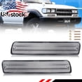 thumbnail image 1 of 2PCS Clear Lens Front Bumper Side Marker Light Turn Signal Light Turn Warning Lights Parking Light Housings For 1991-1997 Toyota Land Cruiser FJ80 & 1995-1997 Lexus LX450 No Bulb/Socket Included, 1 of 7