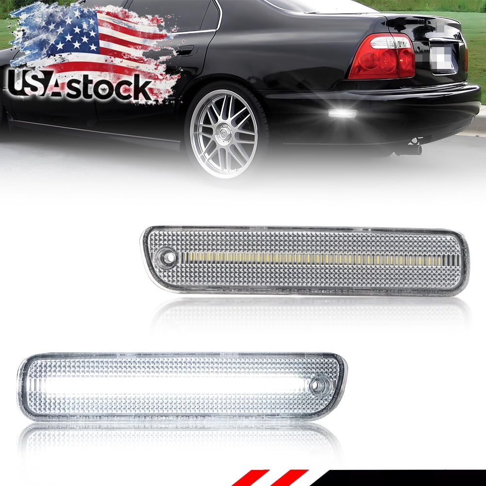 Amber Crystal Turn Signal/Corner Lights For Honda Prelude 1992-1996 (Front Pair)