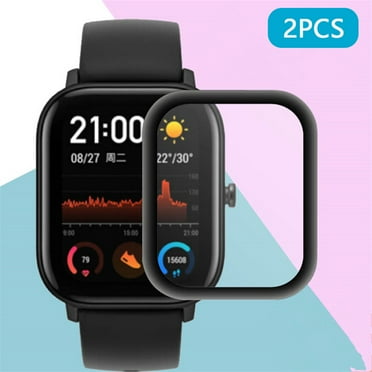 2PCS Clear Ultra Film Tempered PET Screen Protector for AMAZFIT GTS Smart Watch