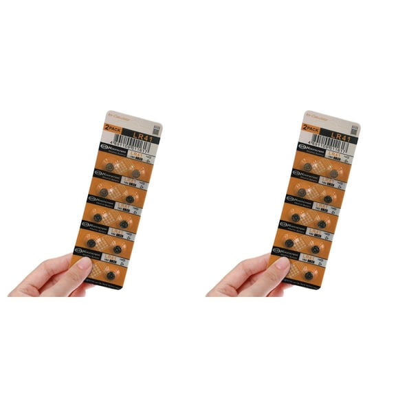 2PCS Clearance 10 Lr41 Batteries To Replace Clocks Toys Calculators Durable and Long Lasting Batteries 7.8x3.6mm 7.8x3.6mm