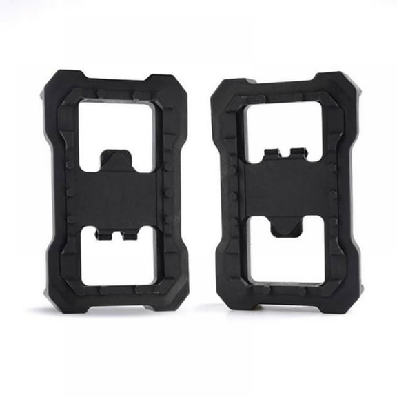 2PCS Clipless Adapter SPD Platform Pedal with Reflector