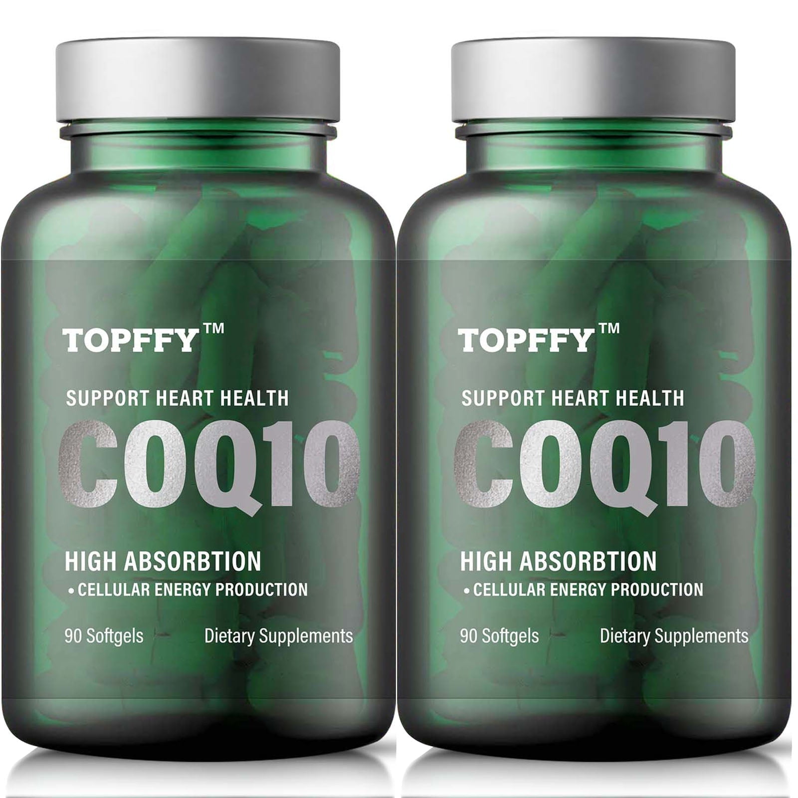 CoQ10 Supplement, Extra Strength Coenzyme Q10 Supplement, 2pcs