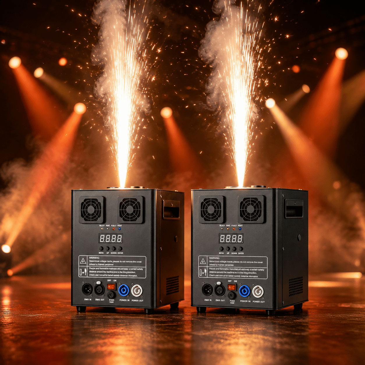 700W Cold Spark Machine, Stage Firework Effect Accessories, DMX