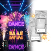 2PCS Cold Spark Machine Ti Powder Consumables 200g/Bag, 3-5m Fountain Sparkular Effects for Wedding DJ Bar Disco Outdoor Stage Party