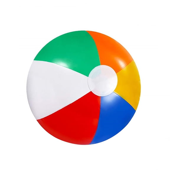 2PCS Colorful Inflatable Beach Ball 20 Inch, Classic Pool Toy for Swimming Pool Beach, Portable Rainbow Beach Ball for Summer Parties, Water Games & Birthday Graduation Favors