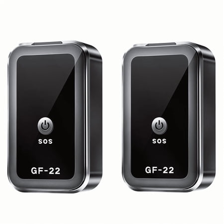 2PCS Compact Mini GPS Tracker, Portable Real Time Location Device for Elderly, Dogs, Cars, Trucks, Anti-Loss Tracking,No Subscription Fees,Smartphones and web Tracking