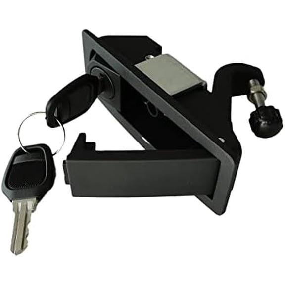 2PCS Compression Latch Lock Powder Coated Zinc Alloy Adjustable Lever Hand Operated Flush Lever Marine Applicable Door Thickness: 0.04"-0.94" Grip Range