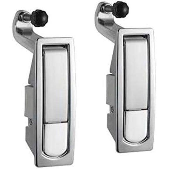 2PCS Compression Latch Lock Trigger Latch Lock Zinc Alloy Adjustable Lever Hand Operated Compression Latch Flush Silvers