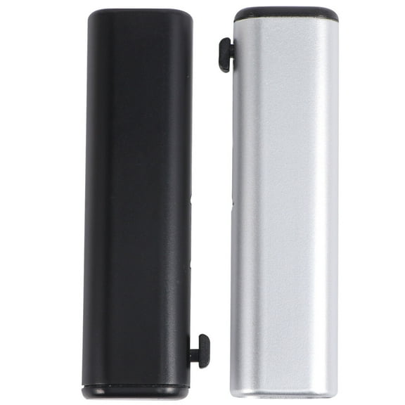 2PCS Computer Keyboard Cleaning Brush Dust Remover Retractable Brush Home Cleaning Brush (Silver + Black)