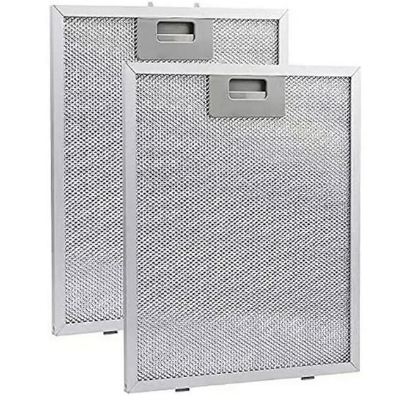 2PCS Cooker Hood Filters Metal Mesh Extractor Vent Filter 320X260mm Kitchens Hoods Oil Filter Range Hood Grease