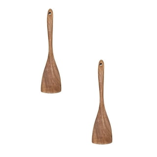 Pacific Merchants 12.5 Olivewood Wooden Large Curved Spatula / Turner