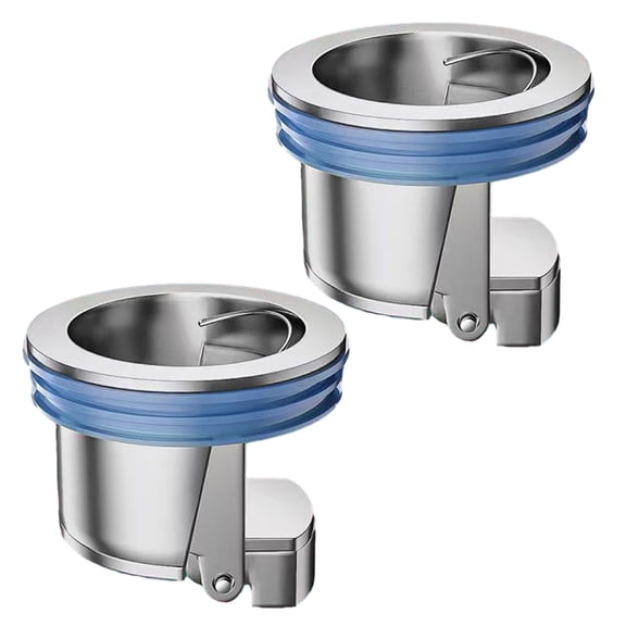 2PCS Copper Floor Drain Anti-odor Deodorization Floor Toilet Bathroom Drain Filter Sealing Insectproof