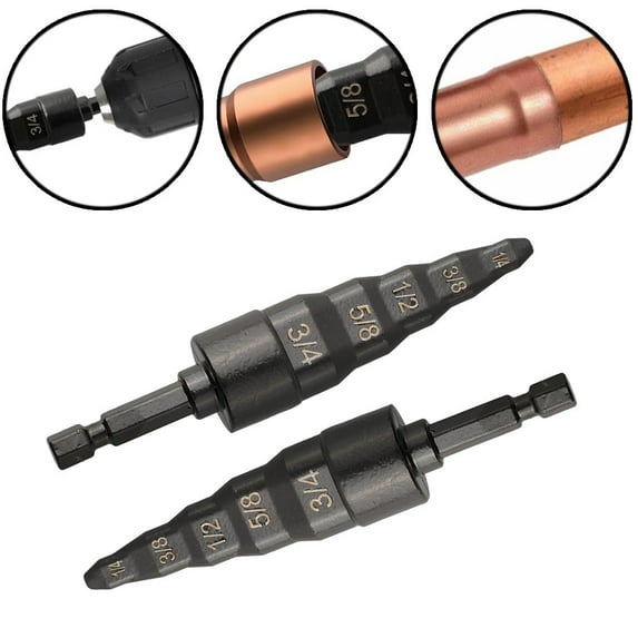 2PCS Copper Tube Expansion Set Flaring & Swaging Tool for HVAC Repairs