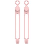 2PCS Cord Organizer Reusable Cable Straps Clips Wire Ties Charging Power Cord Earphone Headphone Wrap Multifunction