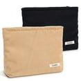 2PCS Cosmetic Bags for Women Small Makeup Bag for Purse Corduroy Makeup