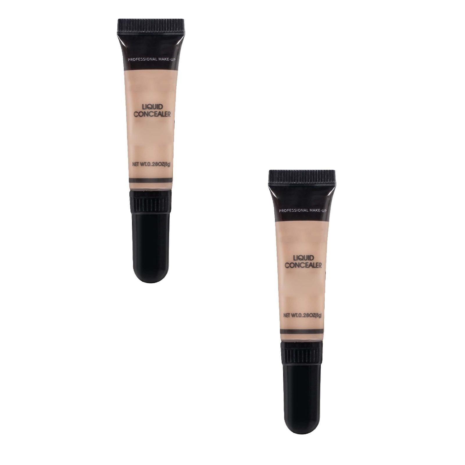 2PCS Cosmetics Under Eye Anti Aging Full Coverage Concealer for Dark