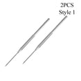 thumbnail image 1 of 2PCS Crafts Ribbon Pro Fimo Polymer Pottery Carving Clay Modeling Needle Detail Tool Ceramics Pin 2PCS STYLE 1, 1 of 8